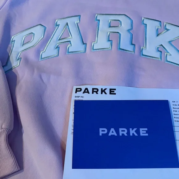 PARKE Varsity Mockneck Sprinkle NWT - Picture 5 of 6